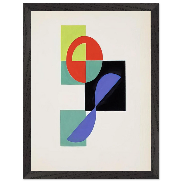 POEMS BY TRISTAN TZARA by Sonia Delaunay — Framed art print at Zephyeer