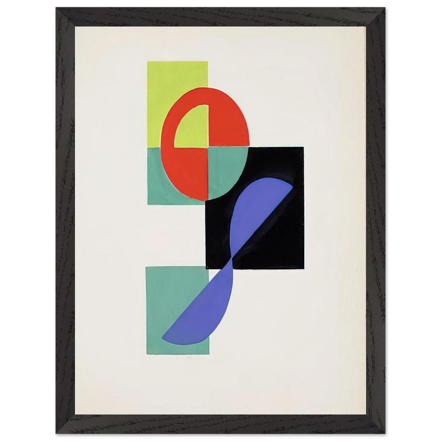 POEMS BY TRISTAN TZARA by Sonia Delaunay — Framed art print at Zephyeer