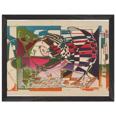 Double Somersault - 1972 by Dieter Roth — Framed art print at Zephyeer