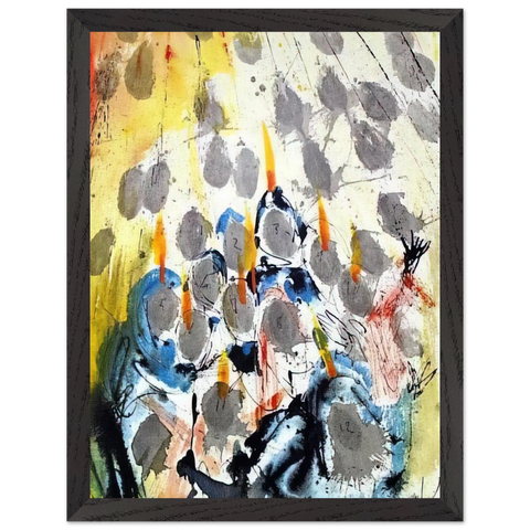 APPARUERUNT ILLIS DISPERTITAE LINGUAE ACTS 1 14 1967 by Salvador Dali — Framed art print at Zephyeer