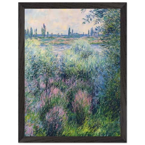 Spot on the Banks of the Seine by Claude Monet — Framed art print at Zephyeer