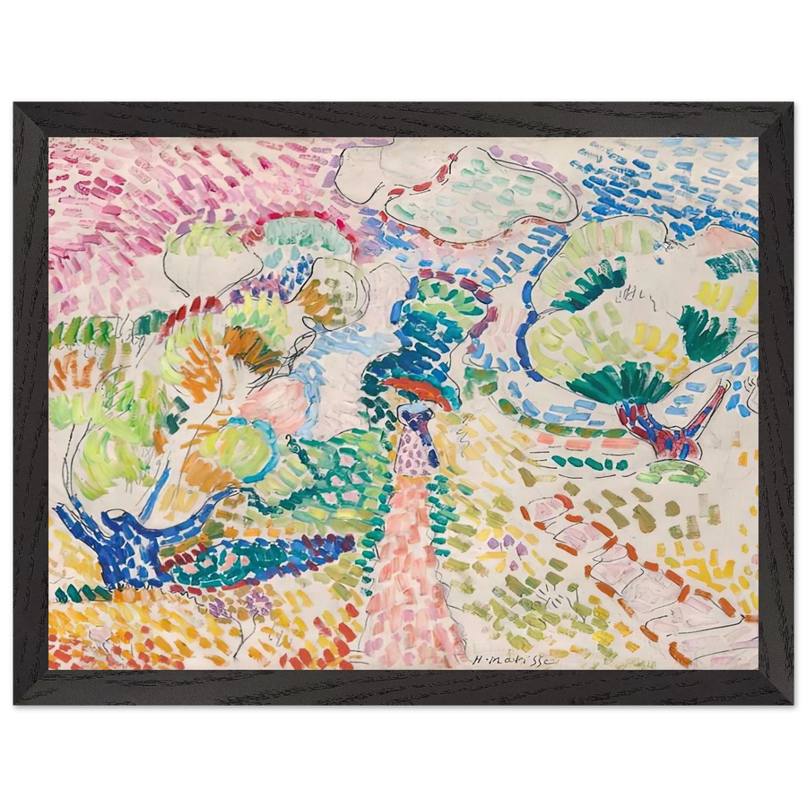 MADAME MATISSE IN THE OLIVE GROVE 1905 by Henri Matisse — Framed art print at Zephyeer