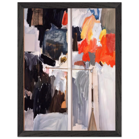 STUDIO PAINTING 1961 1 by Robert Rauschenberg — Framed art print at Zephyeer
