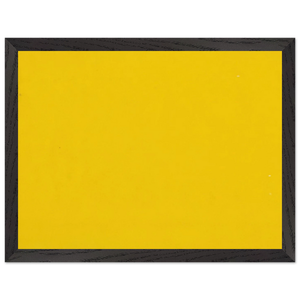 Yellow from the series Line Form Color by Ellsworth Kelly — Framed art print at Zephyeer