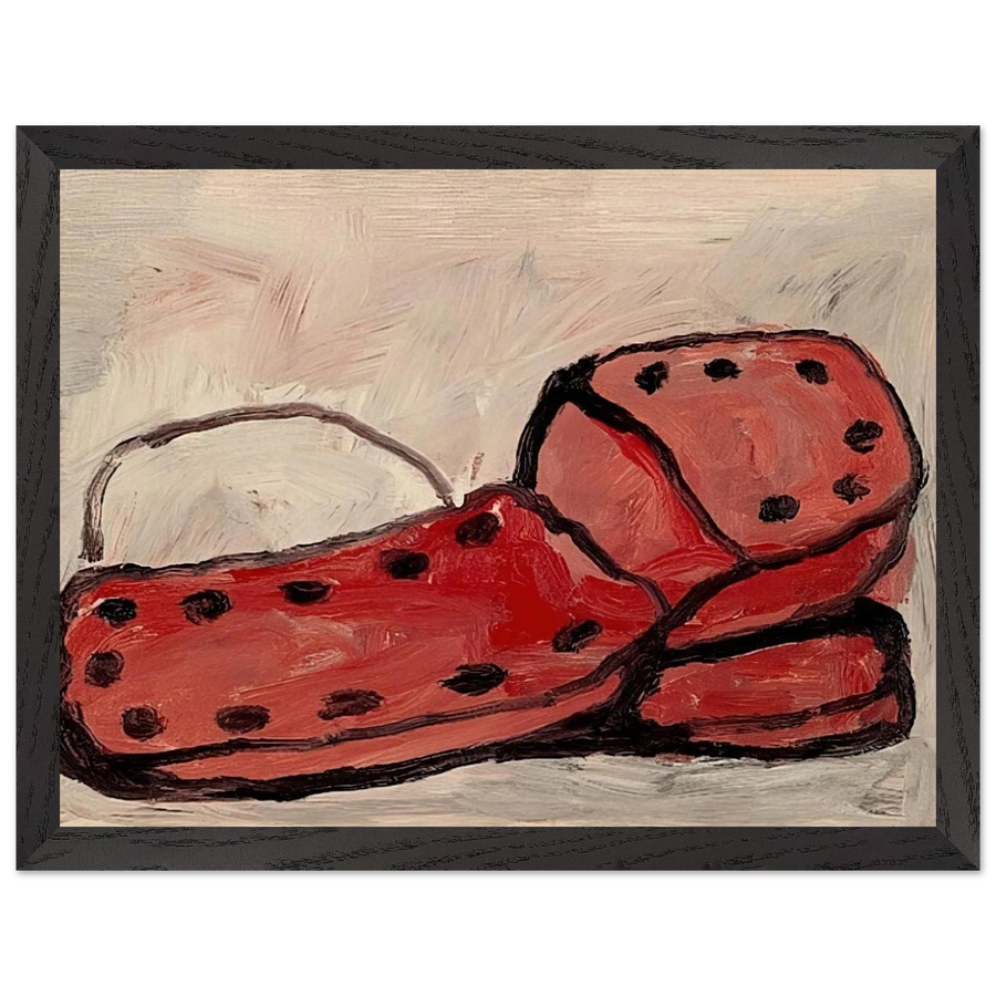 SHOES 1968 by Philip Guston — Framed art print at Zephyeer