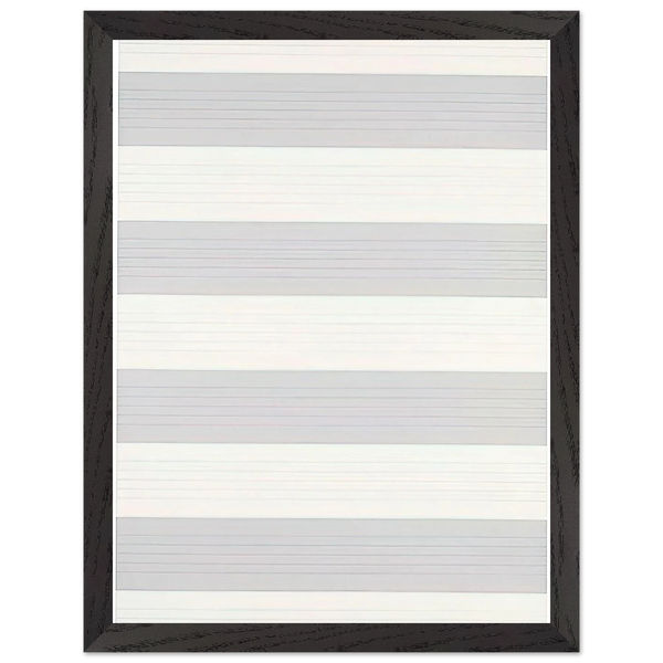 Untitled #4 by Agnes Martin — Framed art print at Zephyeer