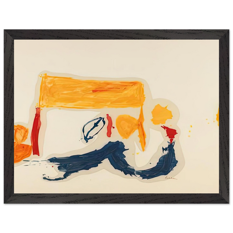 Yellow Games, 1962- by Helen Frankenthaler — Framed art print at Zephyeer