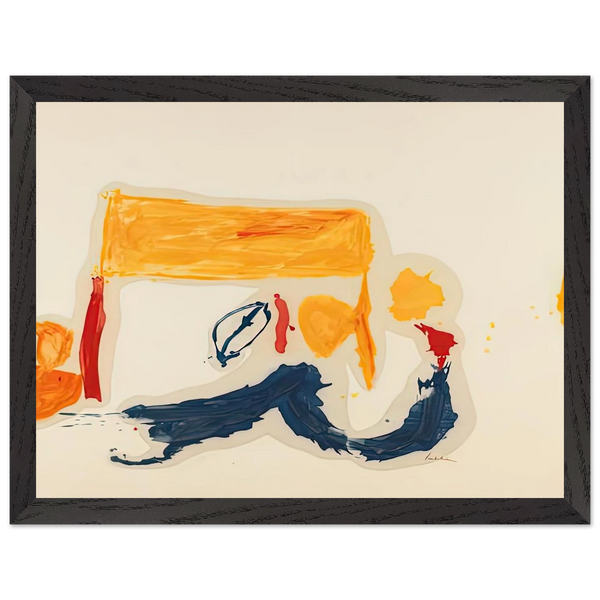 Yellow Games, 1962- by Helen Frankenthaler — Framed art print at Zephyeer