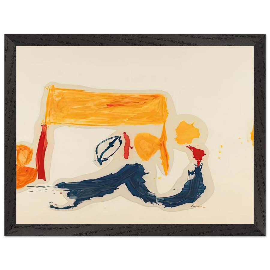 Yellow Games, 1962- by Helen Frankenthaler — Framed art print at Zephyeer