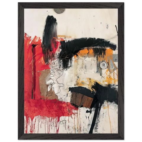 FIRST TIME PAINTING 1961 by Robert Rauschenberg — Framed art print at Zephyeer