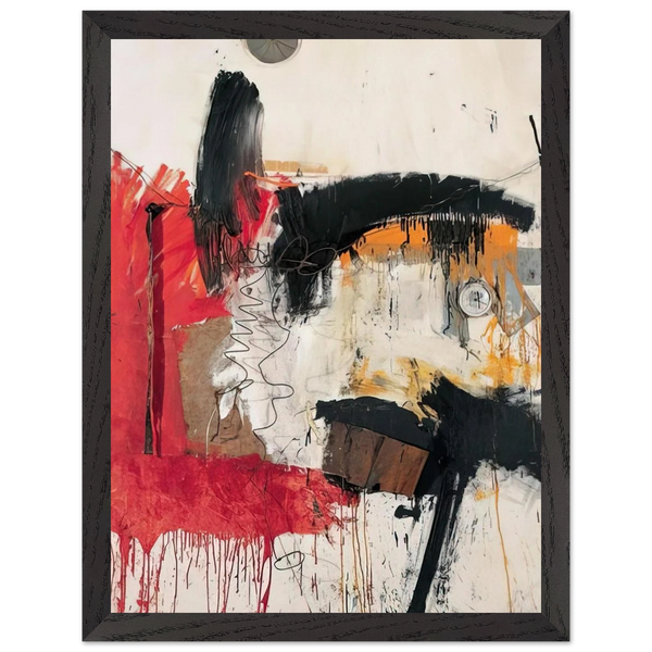 FIRST TIME PAINTING 1961 by Robert Rauschenberg — Framed art print at Zephyeer