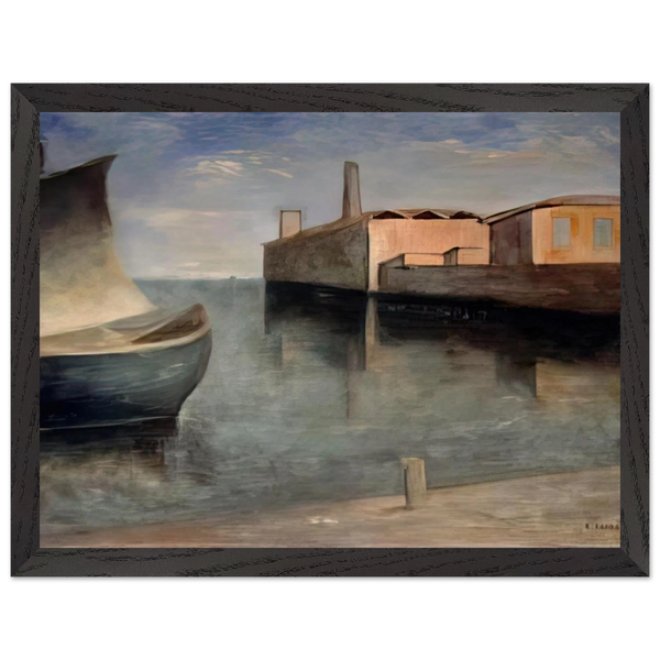 LAGOON 1932 by Carlo Carra — Framed art print at Zephyeer