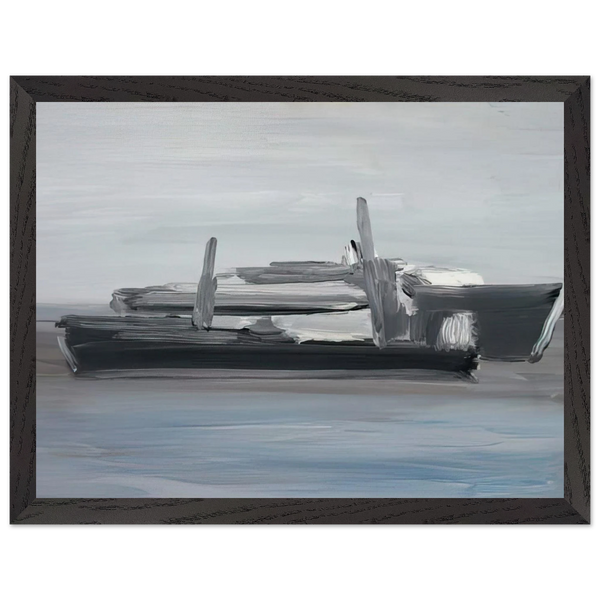 Marine - Lyrical Abstraction by Nicolas de Stael — Framed art print at Zephyeer