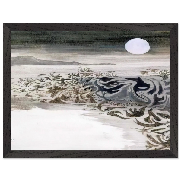 Coastal landscape - 1973 by Mary Fedden — Framed art print at Zephyeer