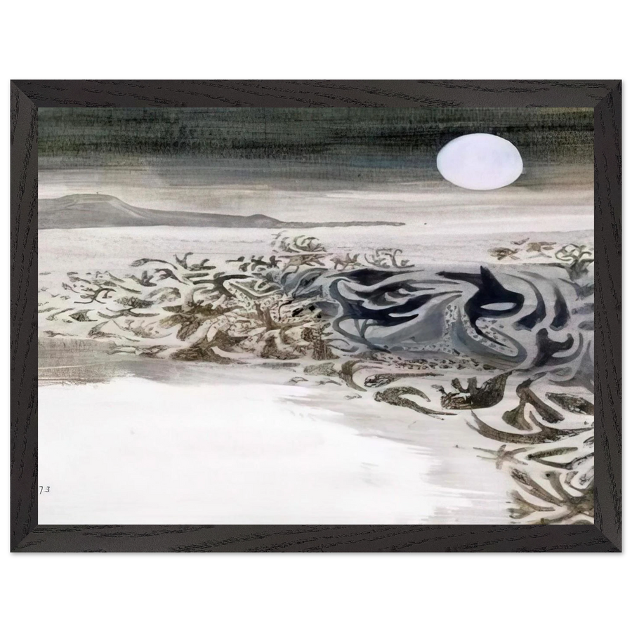 Coastal landscape - 1973 by Mary Fedden — Framed art print at Zephyeer