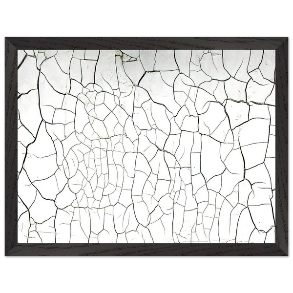 White Cretto - 1975 by Alberto Burri — Framed art print at Zephyeer