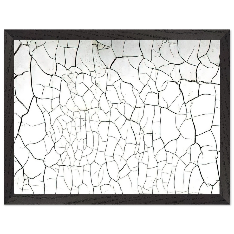 White Cretto - 1975 by Alberto Burri — Framed art print at Zephyeer