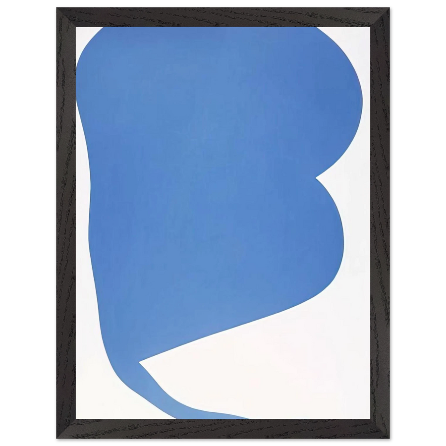 Blue on White by Ellsworth Kelly — Framed art print at Zephyeer