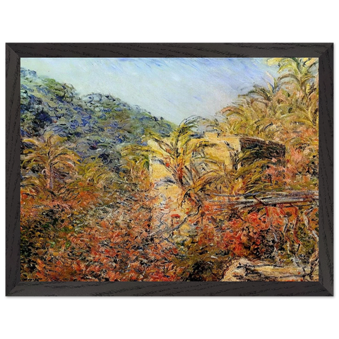 The Valley of Sasso, Sunshine by Claude Monet — Framed art print at Zephyeer