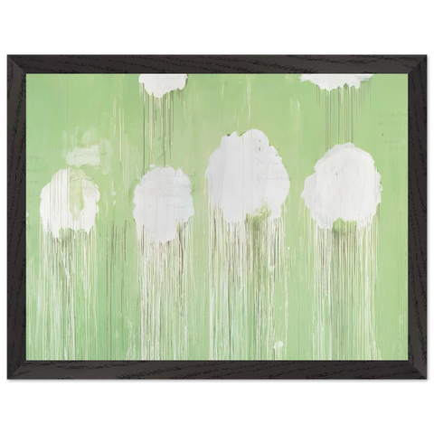 Untitled,  Peony Blossom Painting by Cy Twombly — Framed art print at Zephyeer