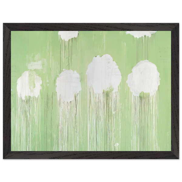 Untitled,  Peony Blossom Painting by Cy Twombly — Framed art print at Zephyeer