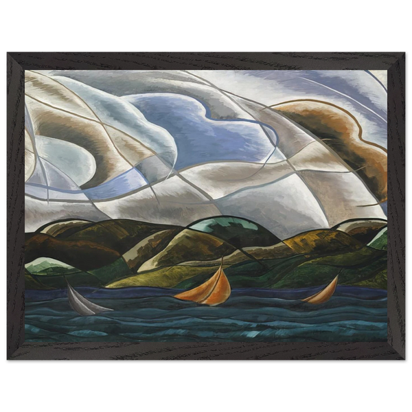 Clouds and Water - 1930 by Arthur Dove — Framed art print at Zephyeer