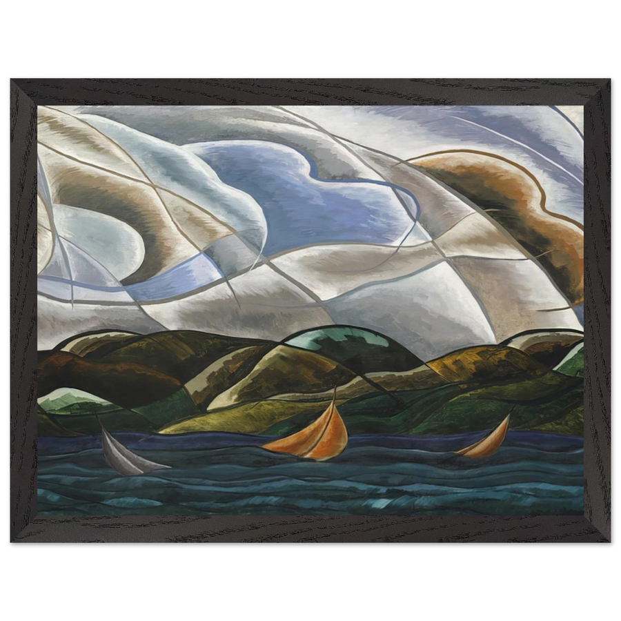 Clouds and Water - 1930 by Arthur Dove — Framed art print at Zephyeer