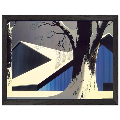 Winter Quiet by Eyvind Earle — Framed art print at Zephyeer