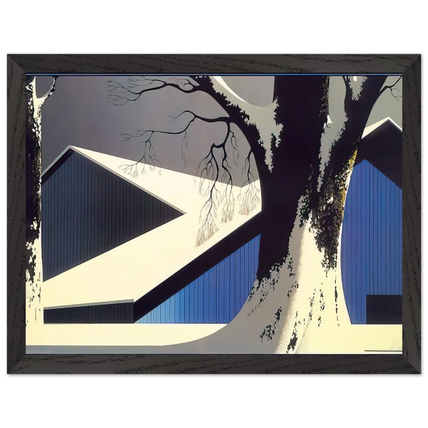 Winter Quiet by Eyvind Earle — Framed art print at Zephyeer