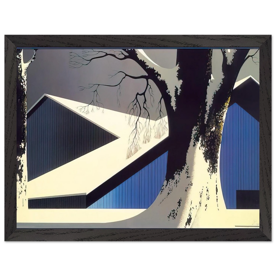 Winter Quiet by Eyvind Earle — Framed art print at Zephyeer