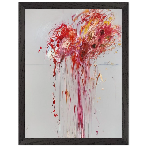 Nine Discourses on Commodus, Part VIII by Cy Twombly — Framed art print at Zephyeer