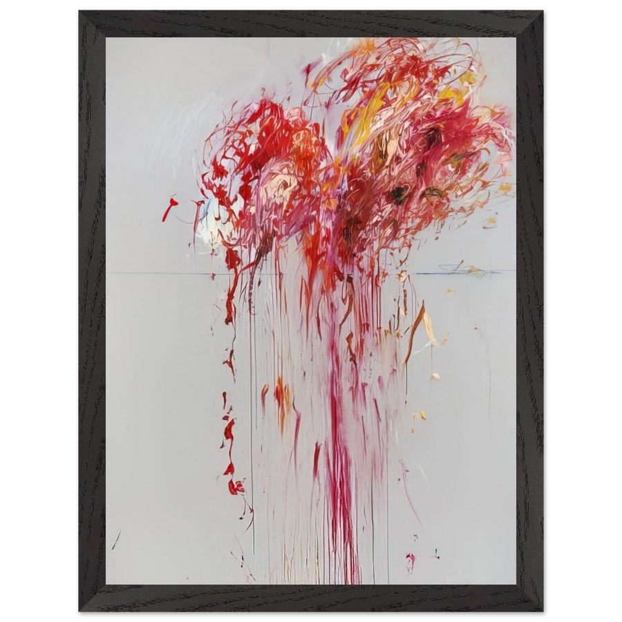 Nine Discourses on Commodus, Part VIII by Cy Twombly — Framed art print at Zephyeer