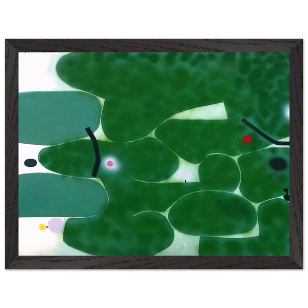 THE GREEN EARTH 1980 by Victor Pasmore — Framed art print at Zephyeer