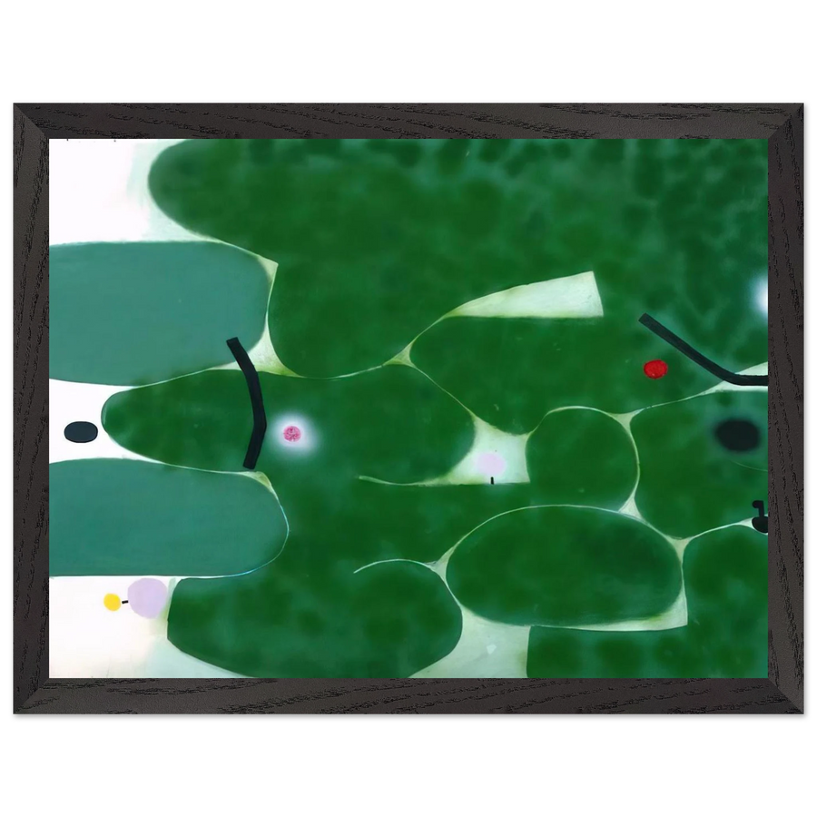 THE GREEN EARTH 1980 by Victor Pasmore — Framed art print at Zephyeer