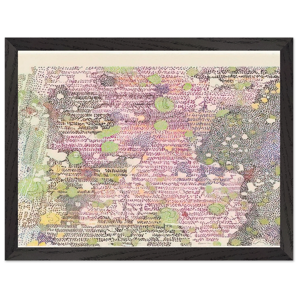 I Part of Sabine D Region, Southwest Mare Tranquilitatis from Lithographs Based on Geologic Maps of Lunar Orbiter and Apollo Landing Sites - 1972 by Nancy Graves — Framed art print at Zephyeer