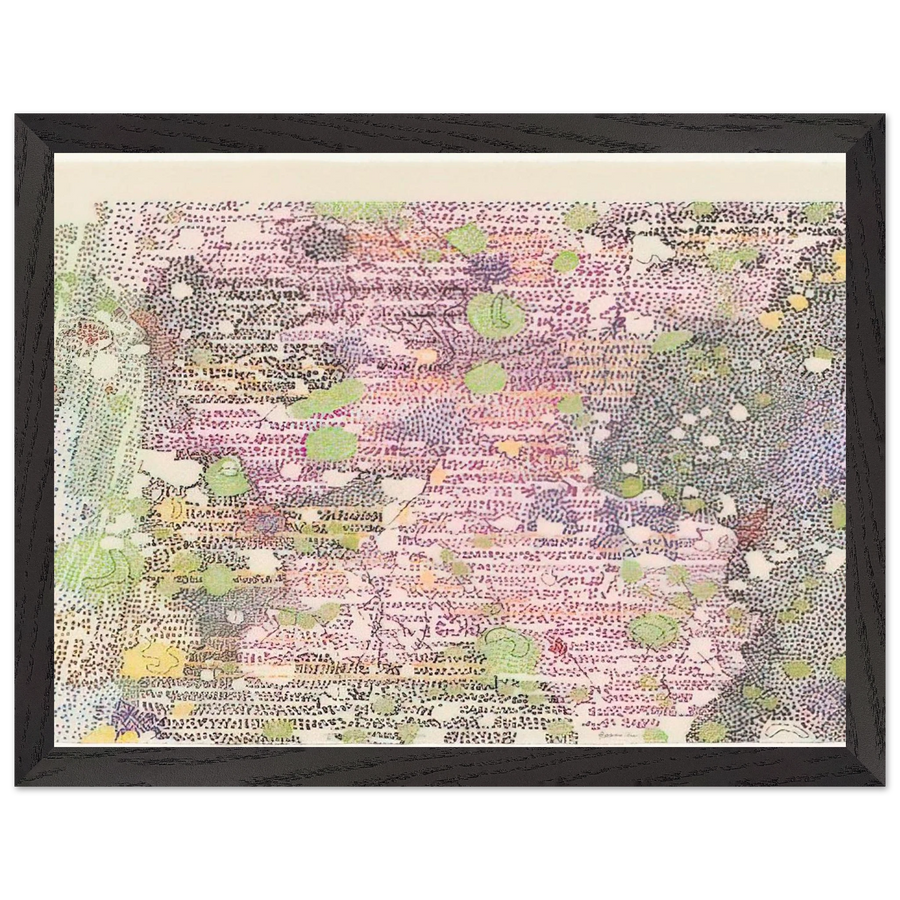 I Part of Sabine D Region, Southwest Mare Tranquilitatis from Lithographs Based on Geologic Maps of Lunar Orbiter and Apollo Landing Sites - 1972 by Nancy Graves — Framed art print at Zephyeer