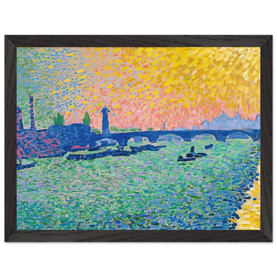 WATERLOO BRIDGE 1906 by Andre Derain — Framed art print at Zephyeer