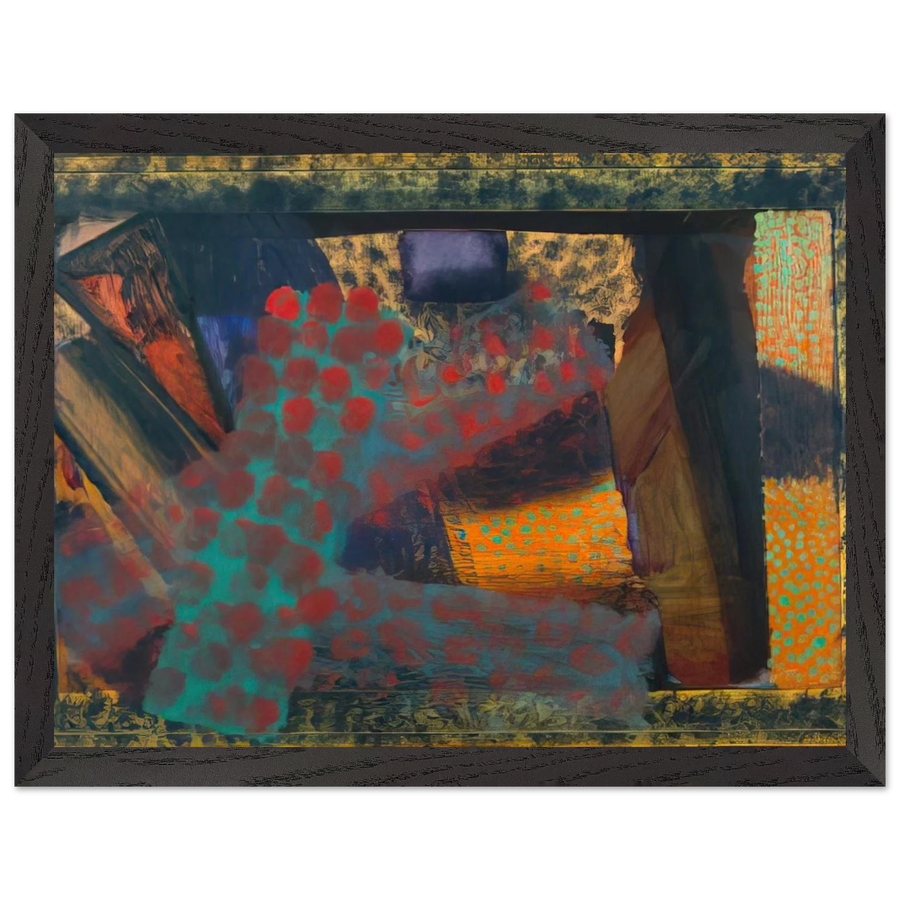 Dinner at Smith Square - 1979 by Howard Hodgkin — Framed art print at Zephyeer