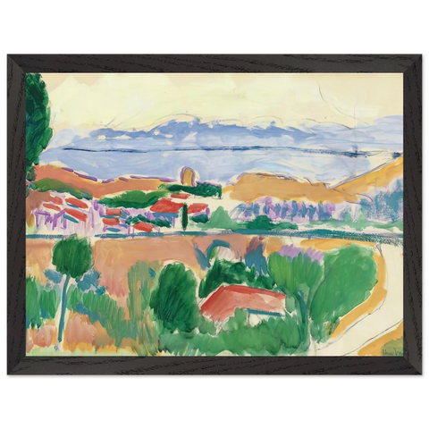 VUE DE COLLIOURE 1906 by Henri Matisse — Framed art print at Zephyeer