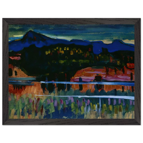 MURNAU AM STAFFELSEE 1908 by Wassily Kandinsky — Framed art print at Zephyeer