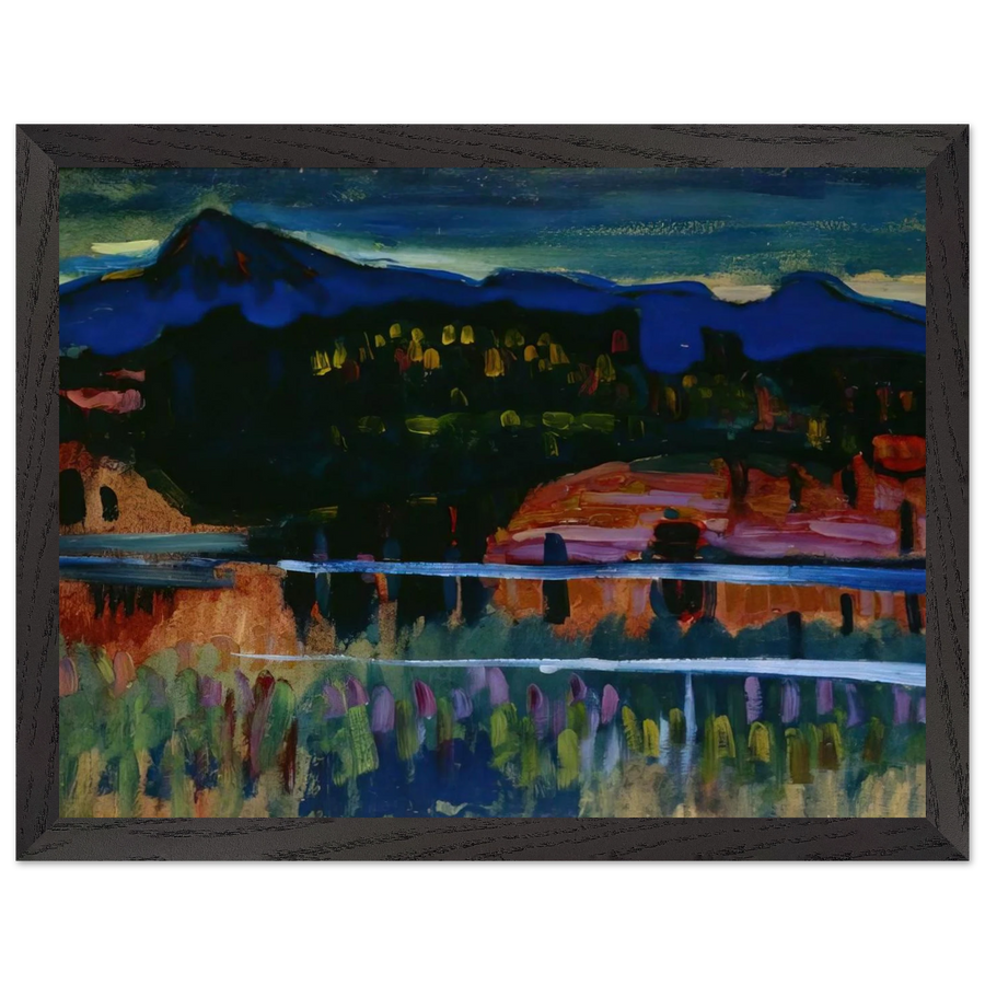 MURNAU AM STAFFELSEE 1908 by Wassily Kandinsky — Framed art print at Zephyeer