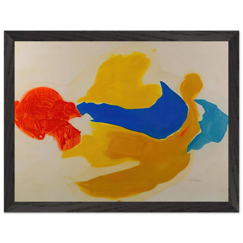 Blue Jay - 1963  United States by Helen Frankenthaler — Framed art print at Zephyeer