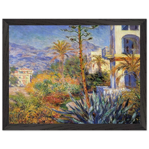 Villas at Bordighera by Claude Monet — Framed art print at Zephyeer