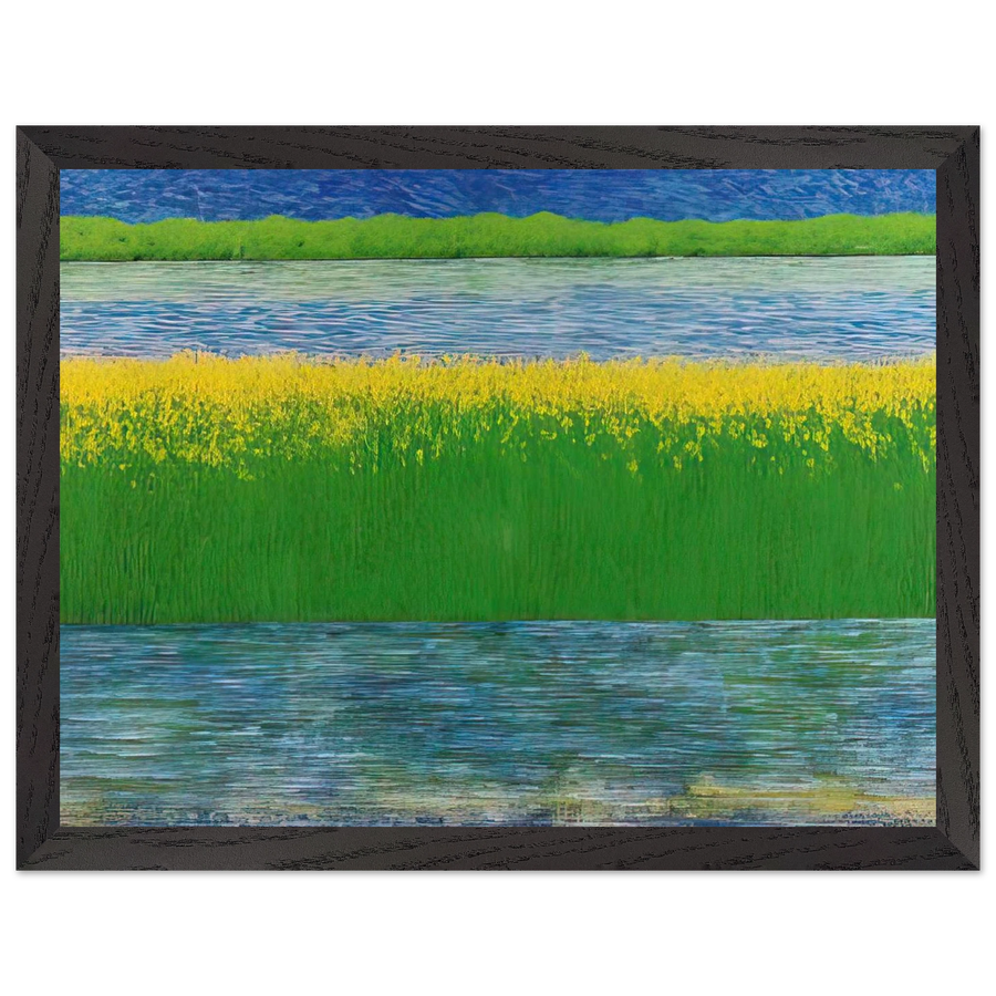 Sea of Grass - 1983 by Jimmy Ernst — Framed art print at Zephyeer