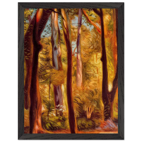 LANDSCAPE OF CASCINE by Giorgio de Chirico — Framed art print at Zephyeer
