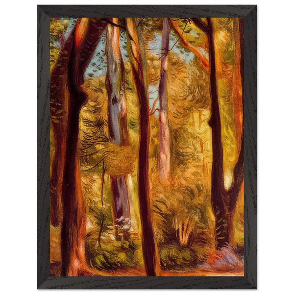 LANDSCAPE OF CASCINE by Giorgio de Chirico — Framed art print at Zephyeer