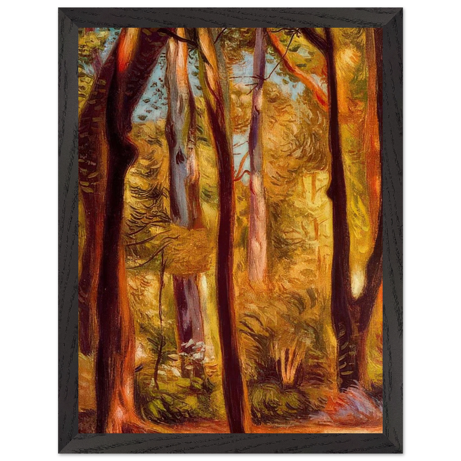LANDSCAPE OF CASCINE by Giorgio de Chirico — Framed art print at Zephyeer