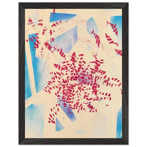 UNO DEI TRE QUADRI MUTI SENZA SCRITTURA 1988 by Alighiero Boetti — Framed art print at Zephyeer