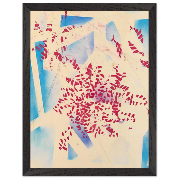UNO DEI TRE QUADRI MUTI SENZA SCRITTURA 1988 by Alighiero Boetti — Framed art print at Zephyeer