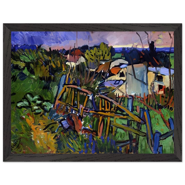 LANDSCAPE 1906 by Andre Derain — Framed art print at Zephyeer